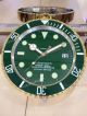 Clone Rolex Submariner Wall Clock - Rose Gold Green Dial (4)_th.jpg